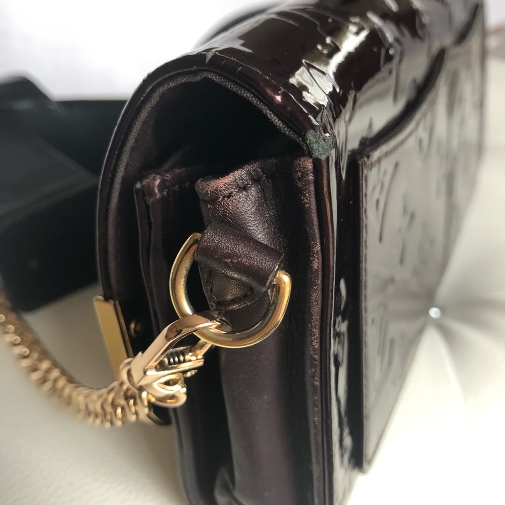 LV Rossmore MM Amarante w/extra chain 2nd LISTING - Picture 6 of 8